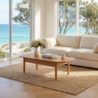 Falen Cherry Wood Coffee Table