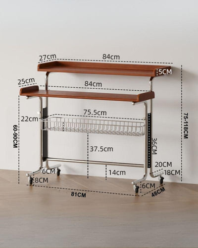 Milo Height-Adjust Mobile Desk