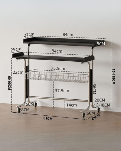 Milo Height-Adjust Mobile Desk