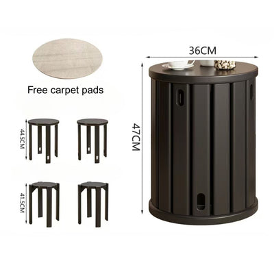 Sharman Wood Stool (Set of 4)