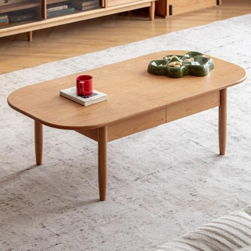 Falen Cherry Wood Coffee Table – Cozymatic Australia