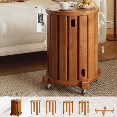 Sharman Wood Stool (Set of 4)