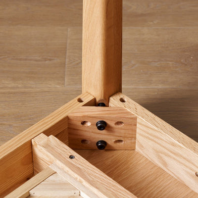 EcoChic Oak Wood Work Desk