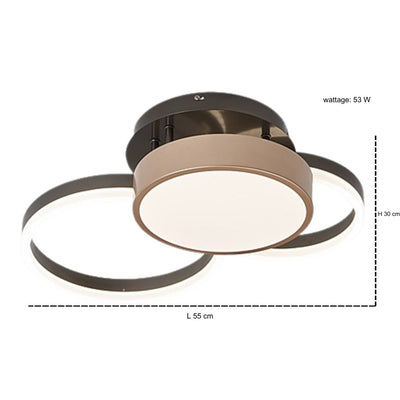 Luna Modern Circle Ceiling Light