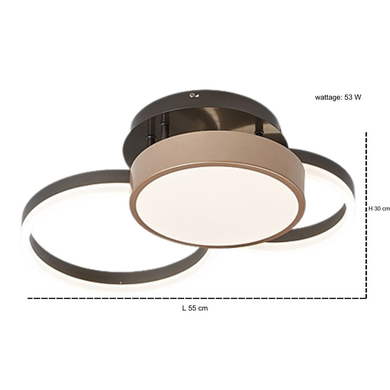 Luna Modern Circle Ceiling Light