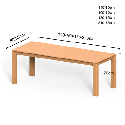 Timberlake Rectangular Dining Table - Cozymatic Australia