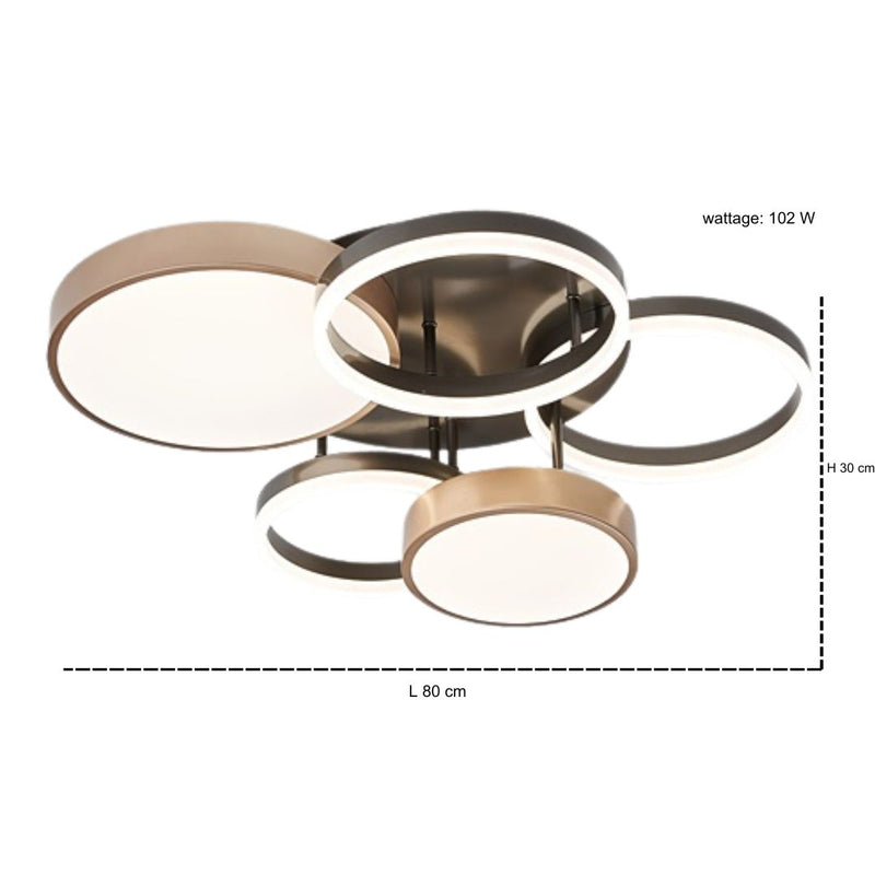 Luna Modern Circle Ceiling Light