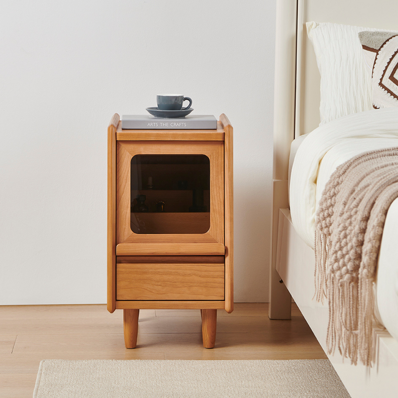 Corcino Solid Wood Nightstand