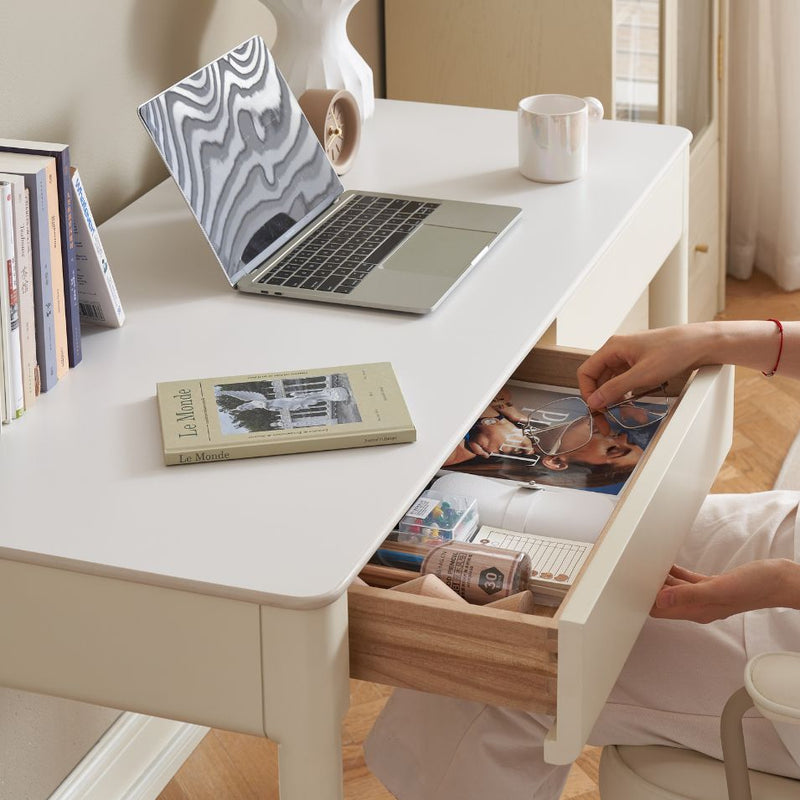 Emily White Wood Work Desk