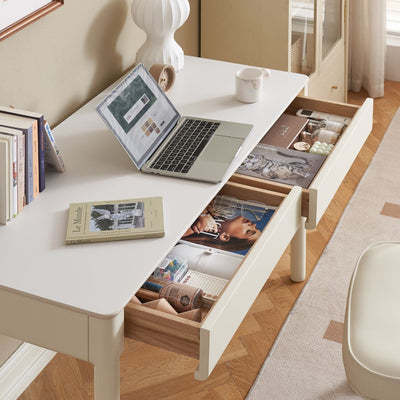 Emily White Wood Work Desk