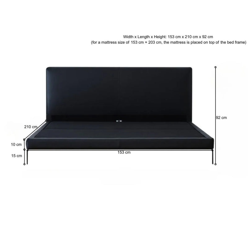 Harlow Faux Leather Bed