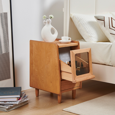 Corcino Solid Wood Nightstand