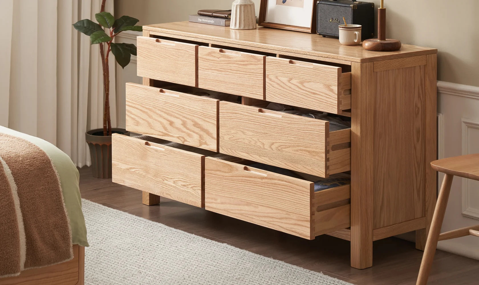 Borsen Solid Oak Storage Chest