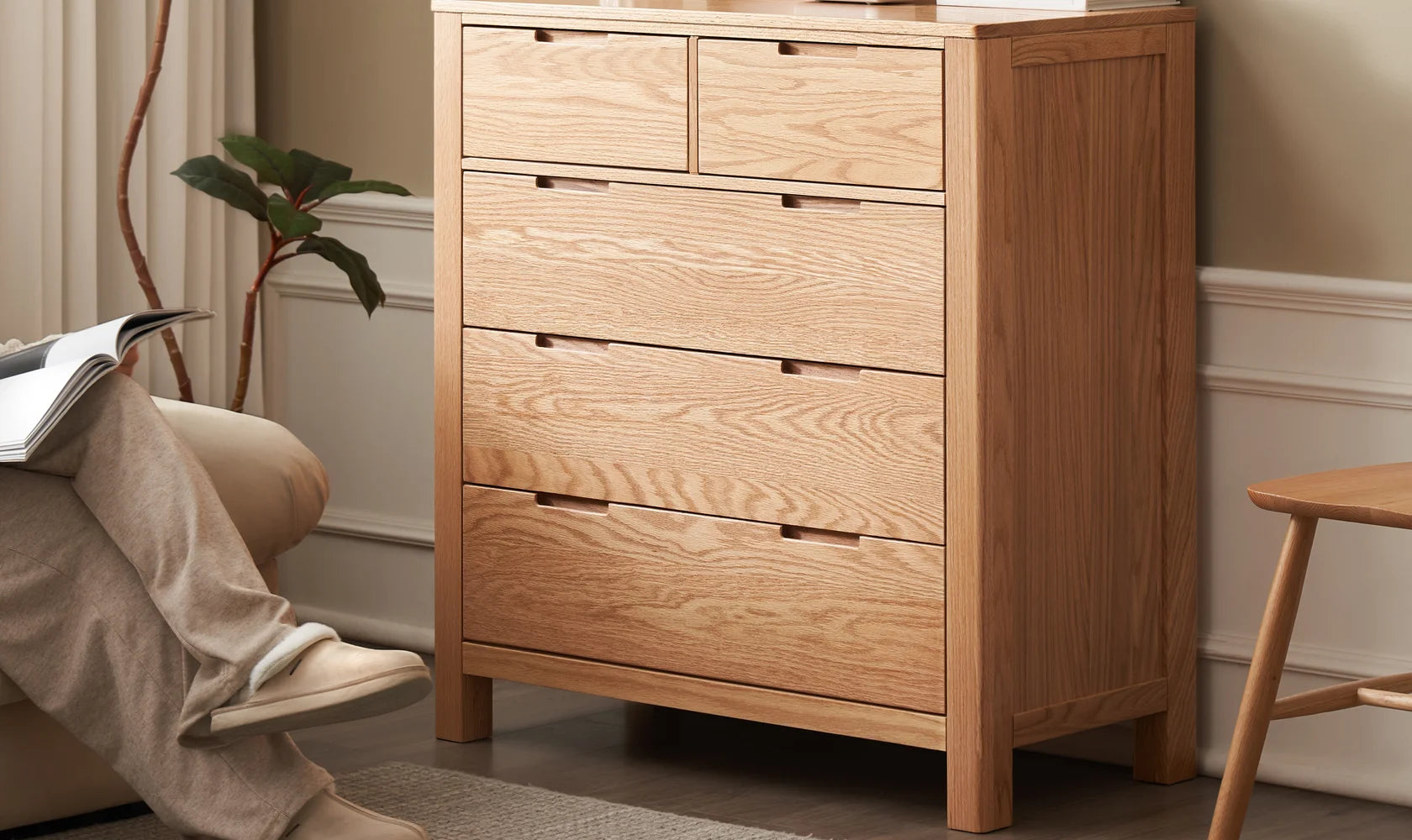 Borsen Solid Oak Storage Chest