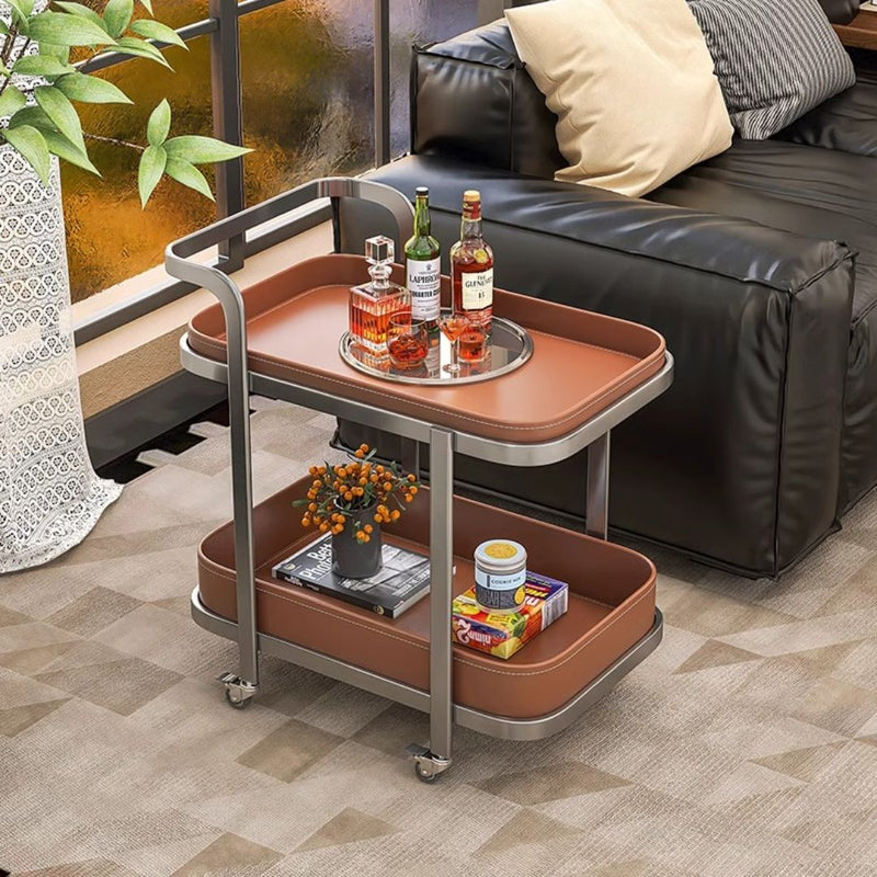 Atlas Bar Cart With Wheels