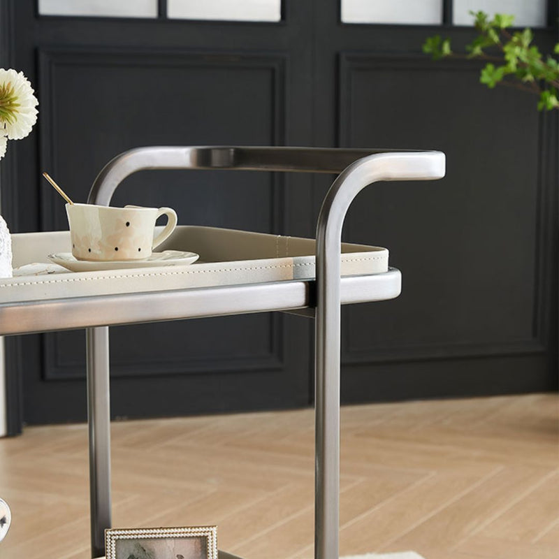 Atlas Bar Cart With Wheels