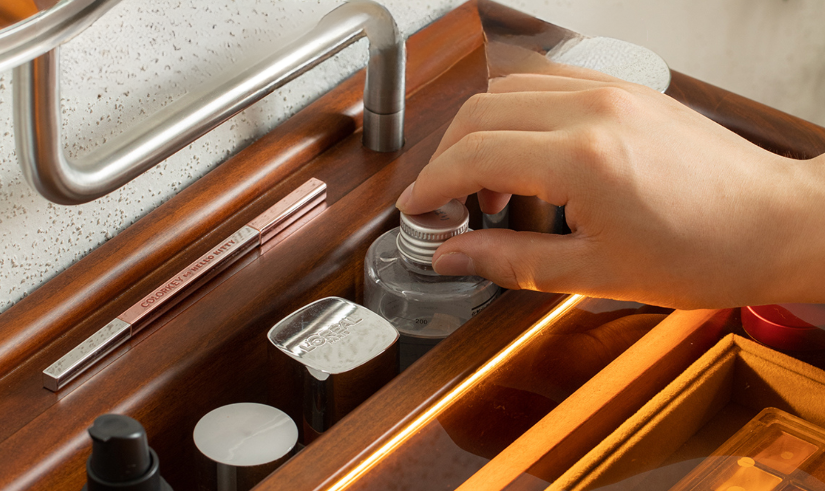 Bliss Makeup Vanity - functional Storage Drawer with Ample Space