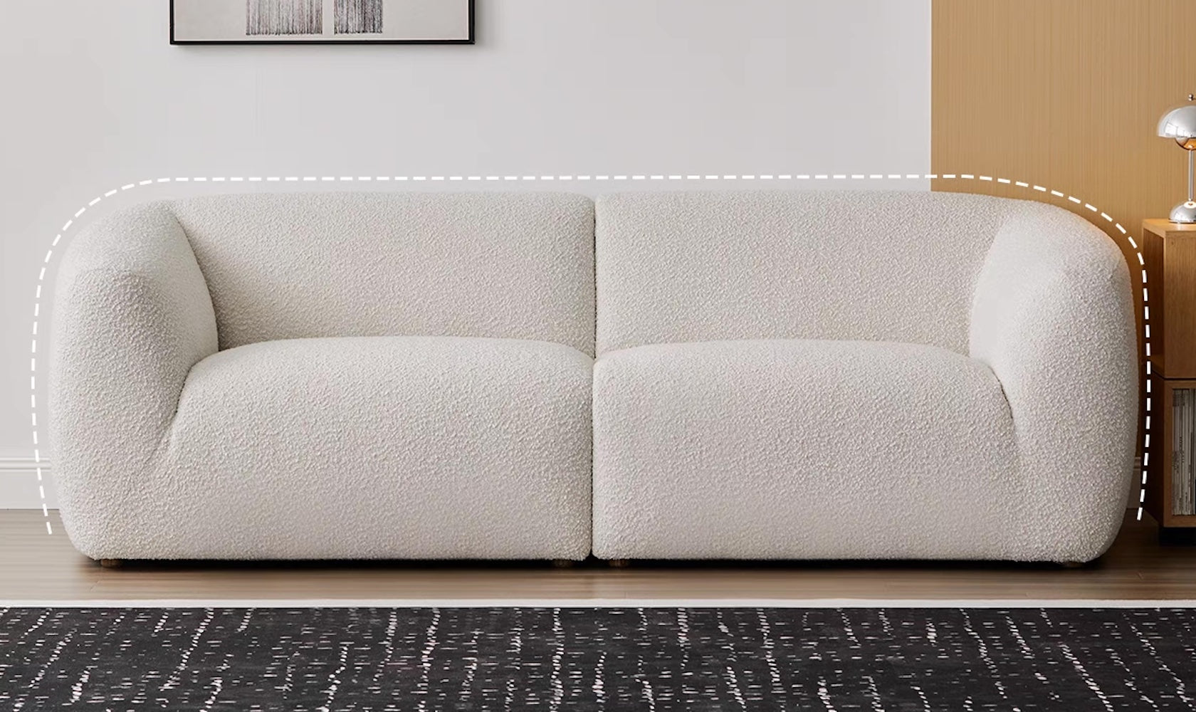 Celestia Fabric Modular Sofa feature image 02