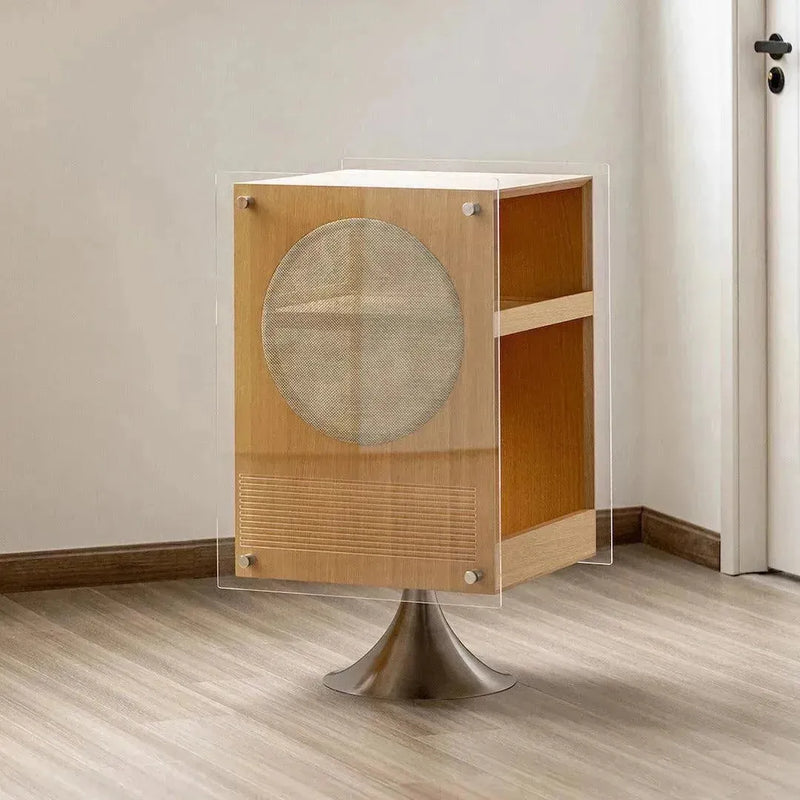 Erik Solid Wood Vinyl Record Table main image 01