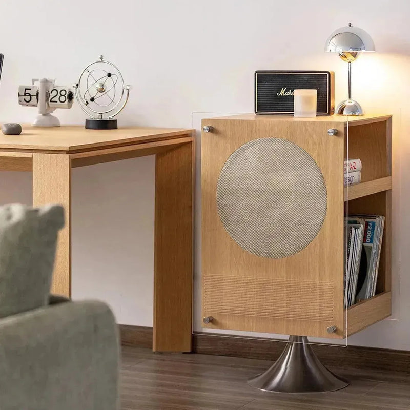 Erik Solid Wood Vinyl Record Table main image 06