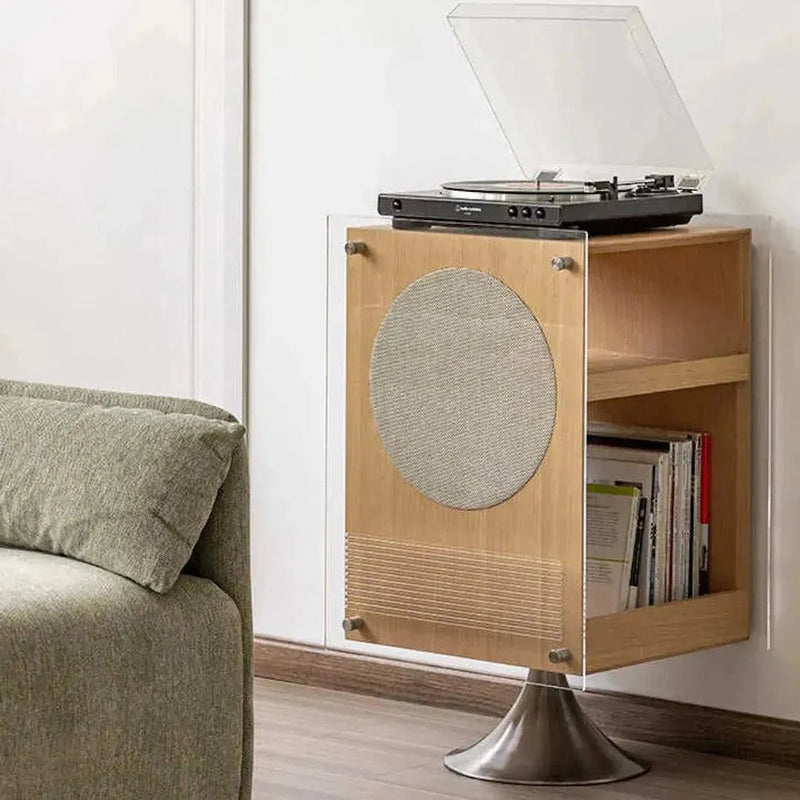 Erik Solid Wood Vinyl Record Table main image 07