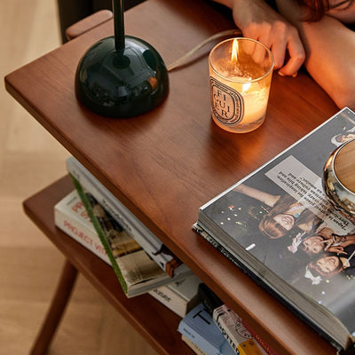 Fadzai X-Leg Solid Wood Side Table