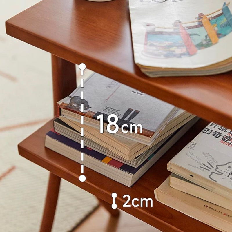 Fadzai X-Leg Solid Wood Side Table
