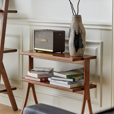 Fadzai X-Leg Solid Wood Side Table