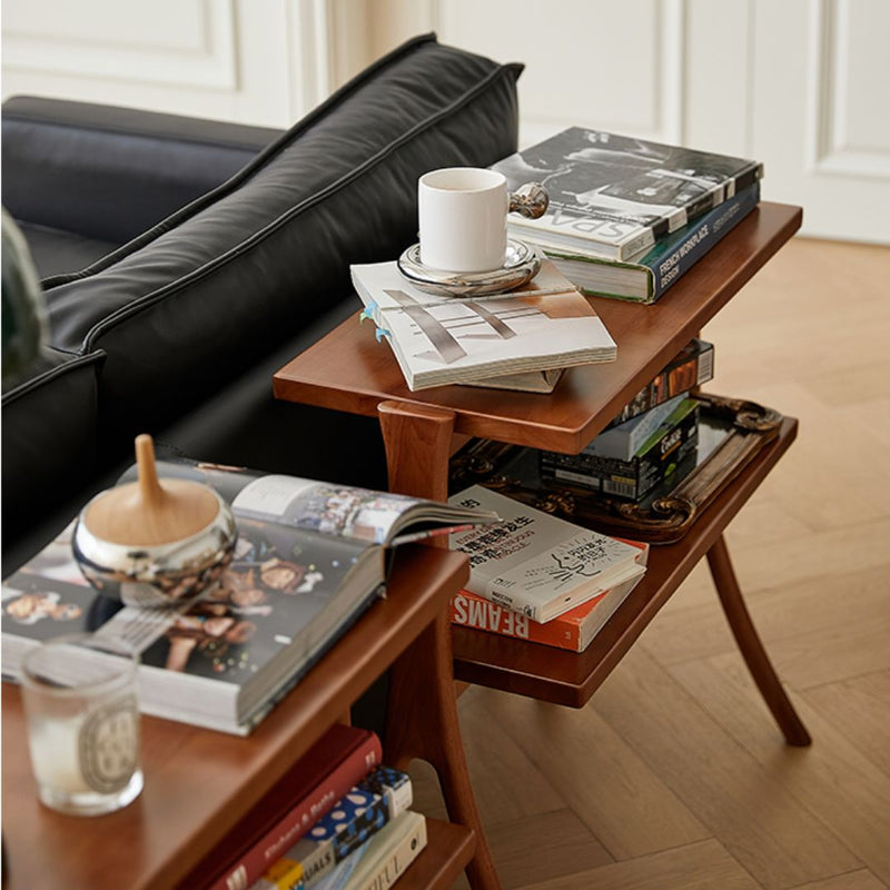 Fadzai X-Leg Solid Wood Side Table