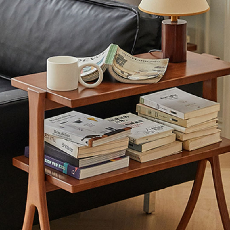 Fadzai X-Leg Solid Wood Side Table