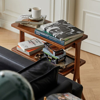 Fadzai X-Leg Solid Wood Side Table