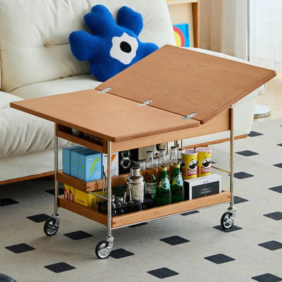 Hans Cherry Vintage Folding Coffee Table