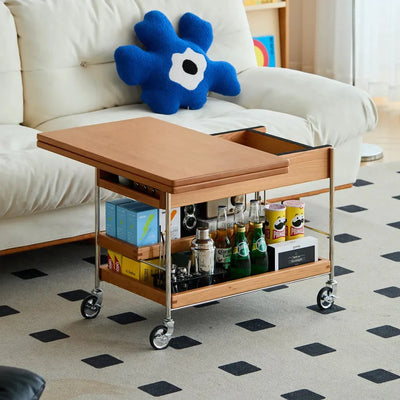 Hans Cherry Vintage Folding Coffee Table