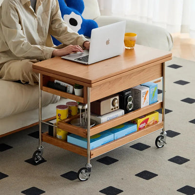 Hans Cherry Vintage Folding Coffee Table