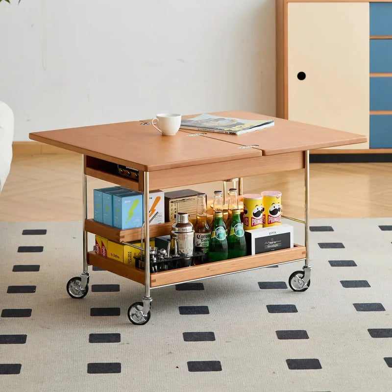 Hans Cherry Vintage Folding Coffee Table
