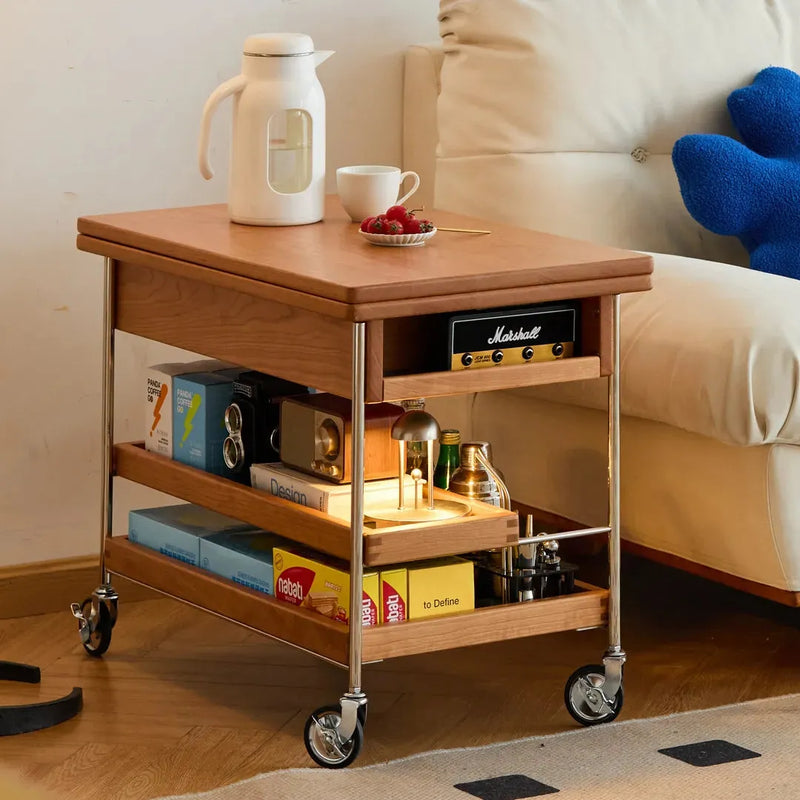 Hans Cherry Vintage Folding Coffee Table