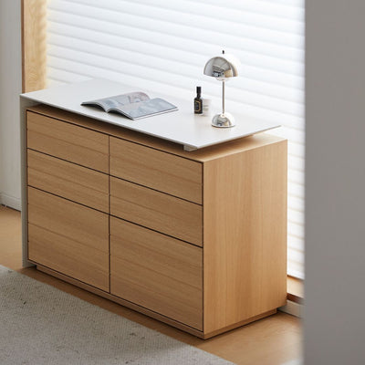 Harper Wood Vanity with Drawer Chest