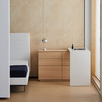 Harper Wood Vanity with Drawer Chest