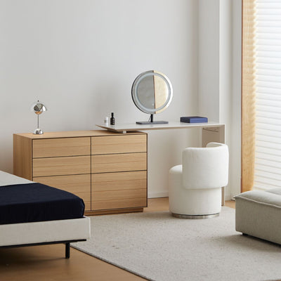 Harper Wood Vanity with Drawer Chest