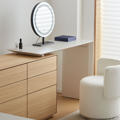 Harper Wood Vanity with Drawer Chest