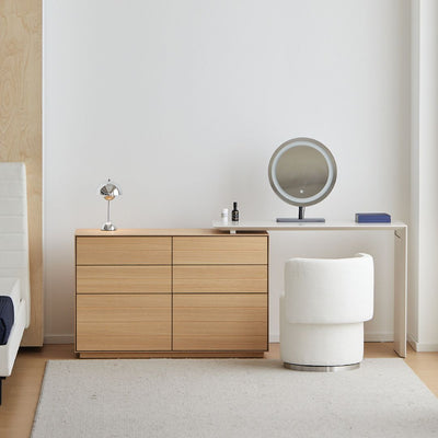 Harper Wood Vanity with Drawer Chest