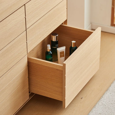 Harper Wood Vanity with Drawer Chest