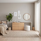 Harper Wood Vanity with Drawer Chest