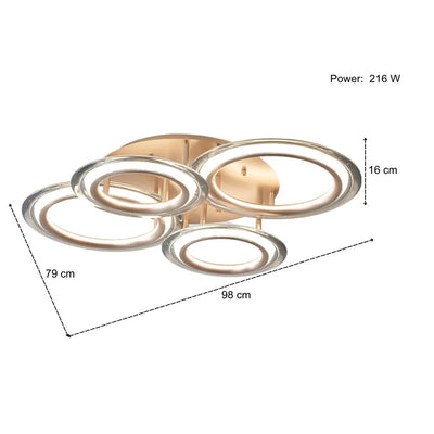 Lumina Modern Circle Ceiling Light