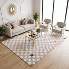 Mireva Spring Palette Checkerboard Rug