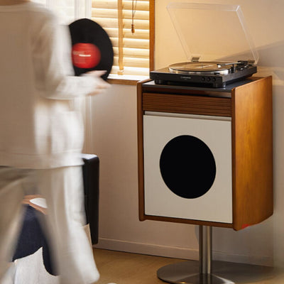 Nils Solid Wood Vinyl Record Stand