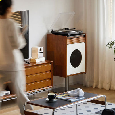 Nils Solid Wood Vinyl Record Stand