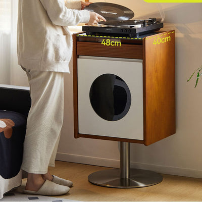 Nils Solid Wood Vinyl Record Stand