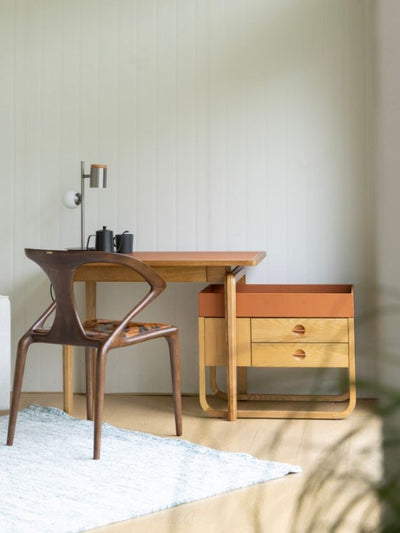 Rino Leather Writing Desk