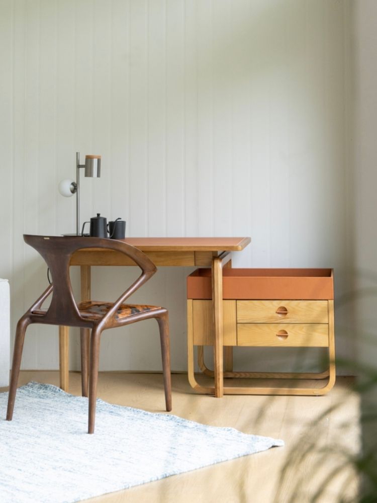 Rino Leather Writing Desk